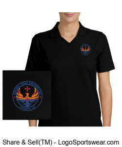 Port Authority Ladies Rapid Dry Polo Design Zoom